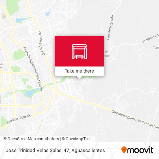 José Trinidad Velas Salas, 47 map