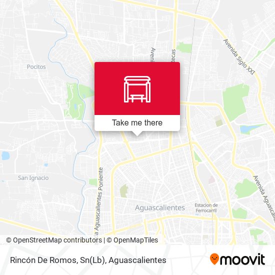 Mapa de Rincón De Romos, Sn(Lb)