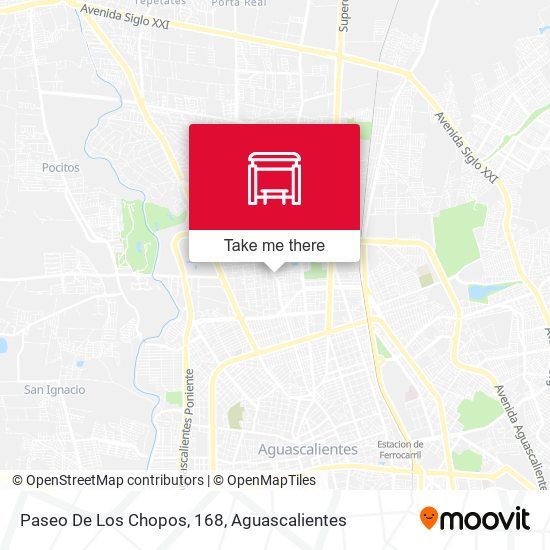 Paseo De Los Chopos, 168 map
