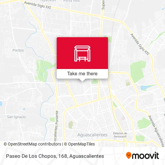 Paseo De Los Chopos, 168 map