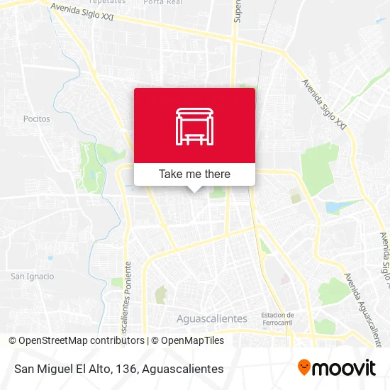 Mapa de San Miguel El Alto, 136