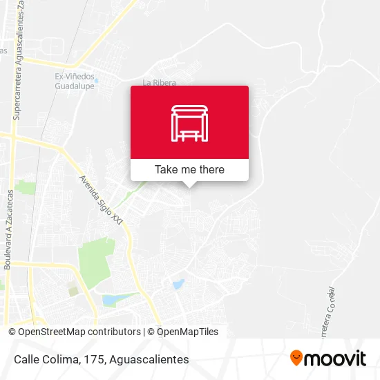 Mapa de Calle Colima, 175