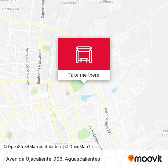 Avenida Ojacaliente, 903 map