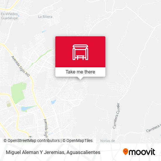 Mapa de Miguel Aleman Y Jeremias