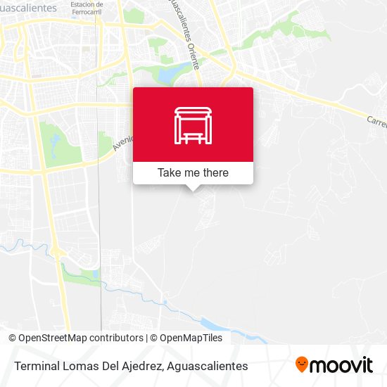 Terminal Lomas Del Ajedrez map