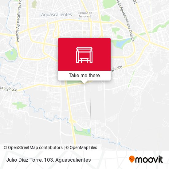 Mapa de Julio Díaz Torre, 103