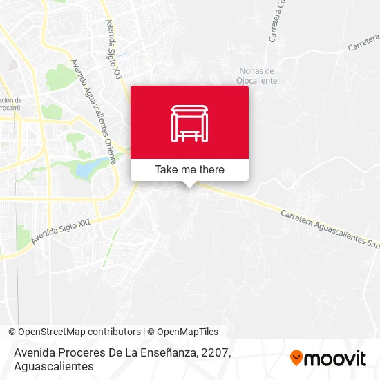 Mapa de Avenida Proceres De La Enseñanza, 2207