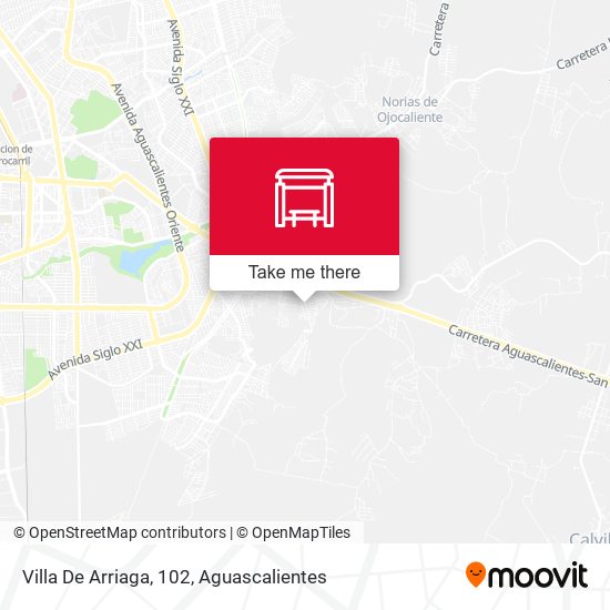 Mapa de Villa De Arriaga, 102