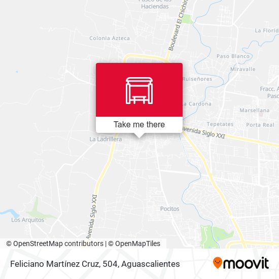Feliciano Martínez Cruz, 504 map