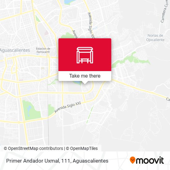 Primer Andador Uxmal, 111 map