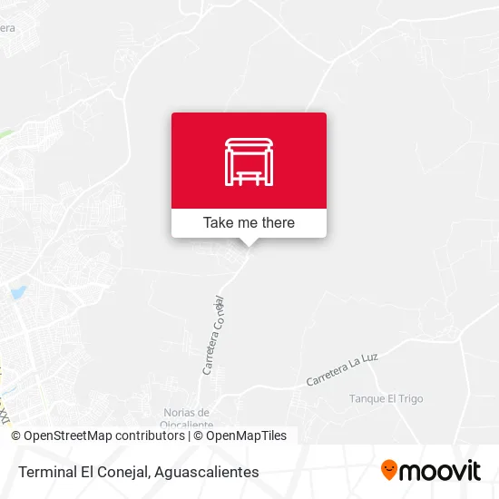 Terminal El Conejal map