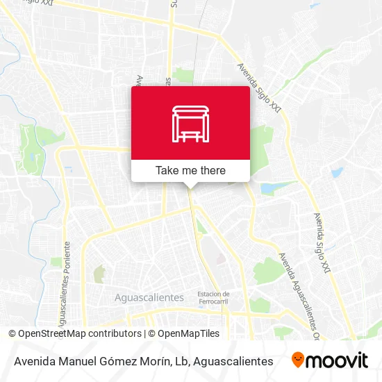 Mapa de Avenida Manuel Gómez Morín, Lb
