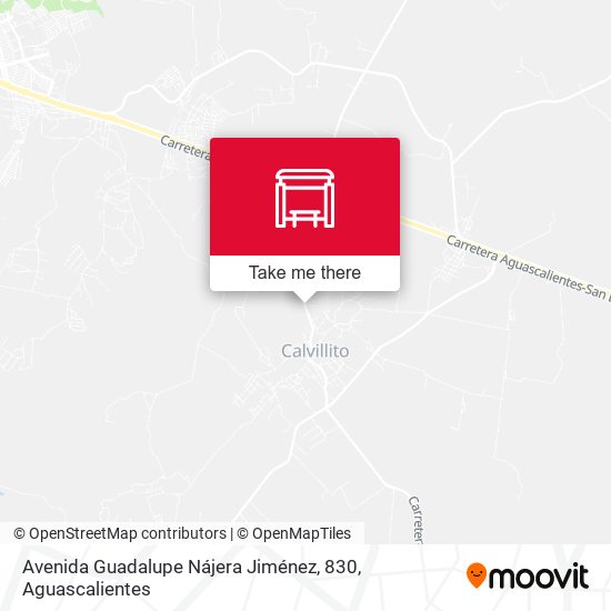 Avenida Guadalupe Nájera Jiménez, 830 map