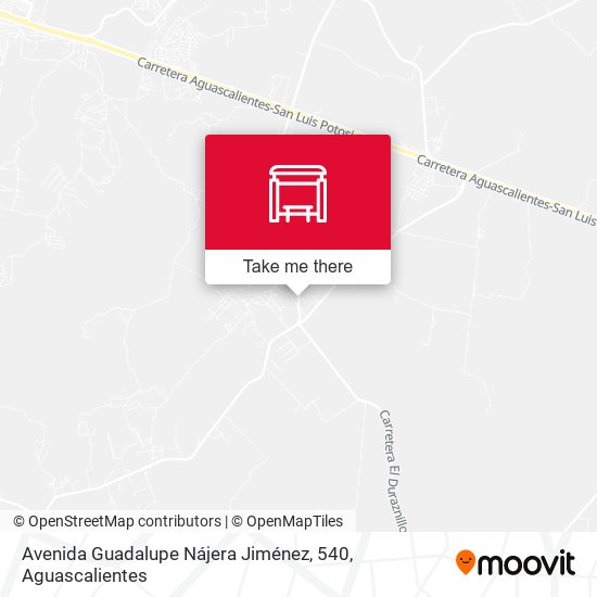 Avenida Guadalupe Nájera Jiménez, 540 map