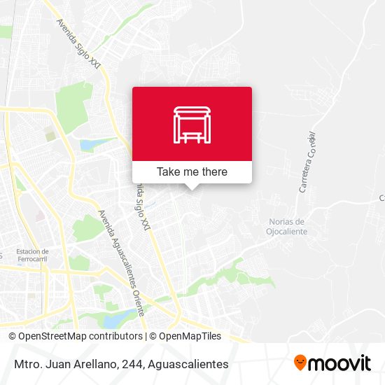 Mtro. Juan Arellano, 244 map