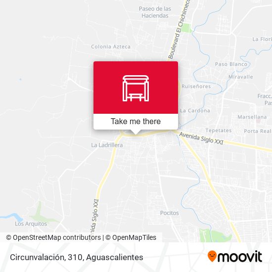 Circunvalación, 310 map
