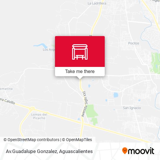 Av.Guadalupe Gonzalez map