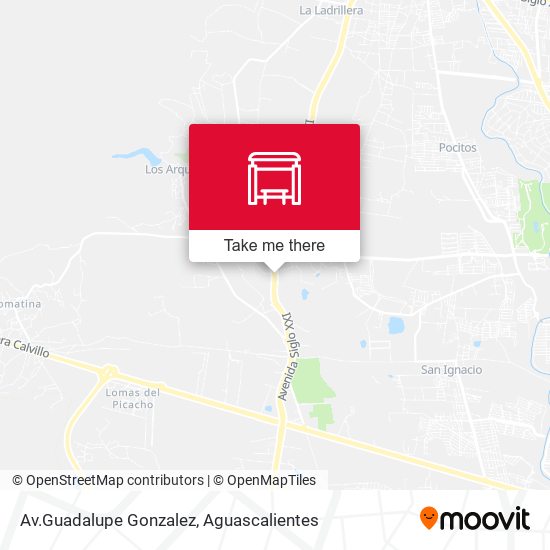 Av.Guadalupe Gonzalez map