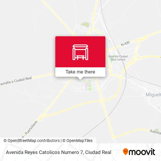 Avenida Reyes Catolicos Numero 7 map
