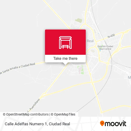 Calle Adelfas Numero 1 map