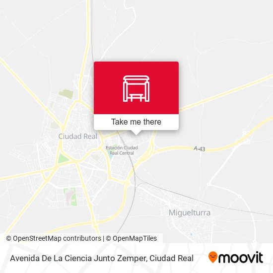 Avenida De La Ciencia Junto Zemper map