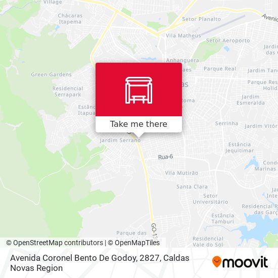 Avenida Coronel Bento De Godoy, 2827 map