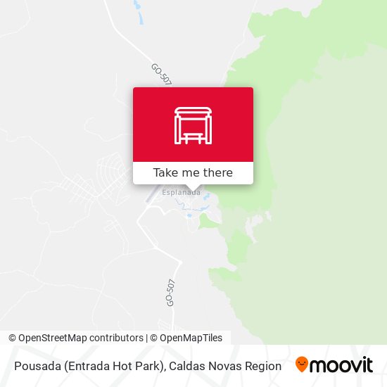 Pousada (Entrada Hot Park) map