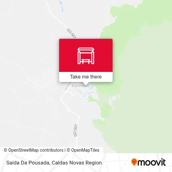 Saída Da Pousada map