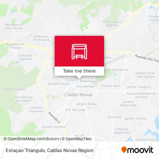 Estaçao Triangulo map
