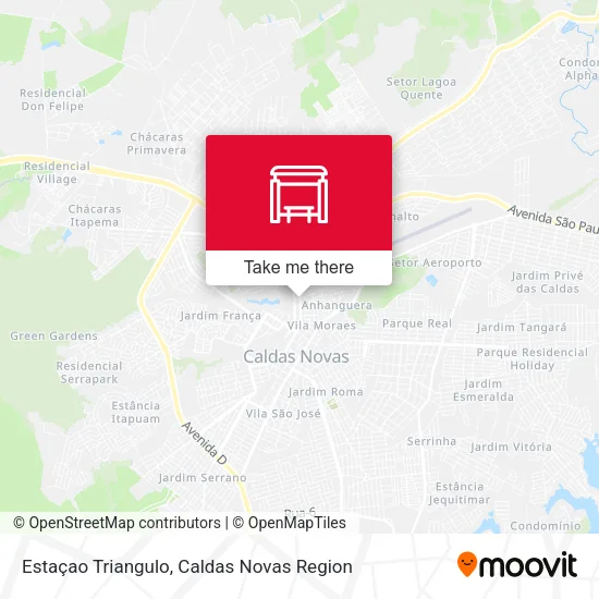 Estaçao Triangulo map