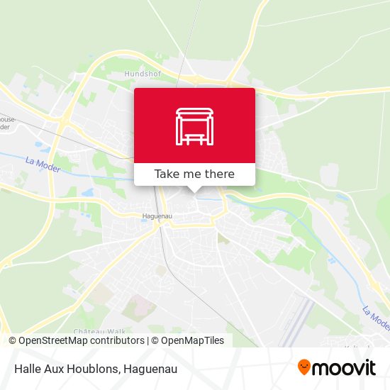 Mapa Halle Aux Houblons