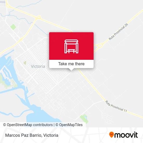 Marcos Paz Barrio map