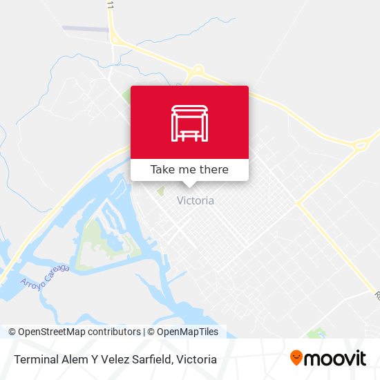 Terminal Alem Y Velez Sarfield map