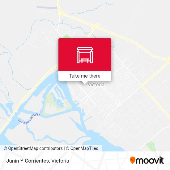 Junin Y Corrientes map