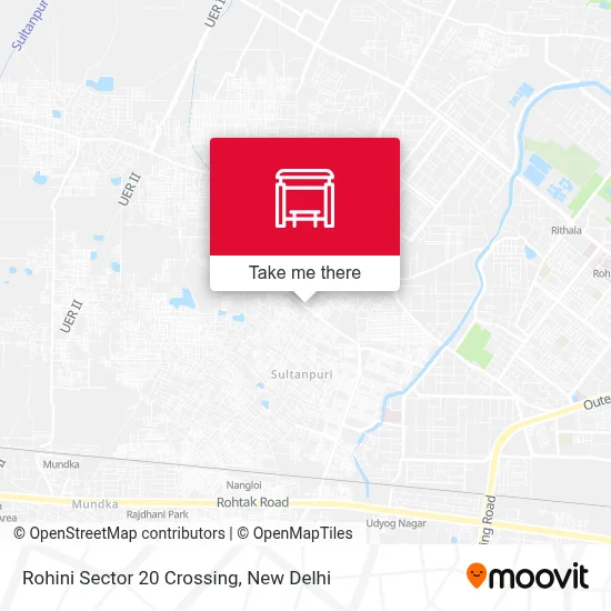 Rohini Sector 20 Crossing map