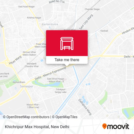 Khichripur Max Hospital map