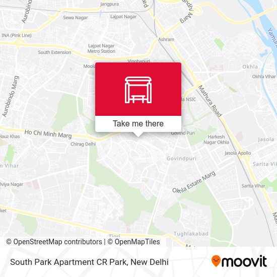 South Park Apartment CR Park map