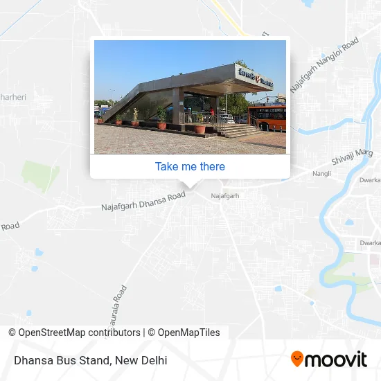 Dhansa Bus Stand map