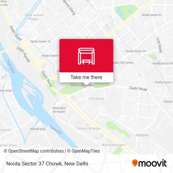 Noida Sector 37 Chowk map