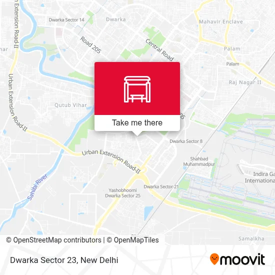 Dwarka Sector 23 map