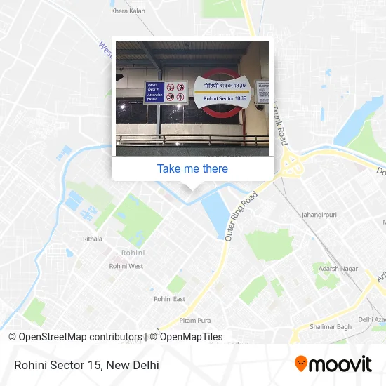 Rohini Sector 15 map