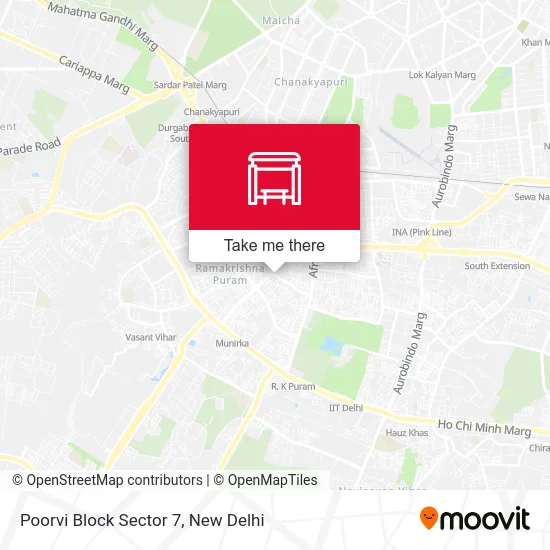 Poorvi Block Sector 7 map