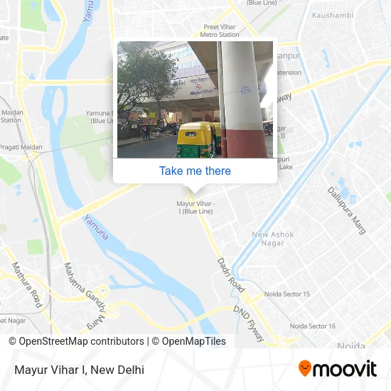 Mayur Vihar I map