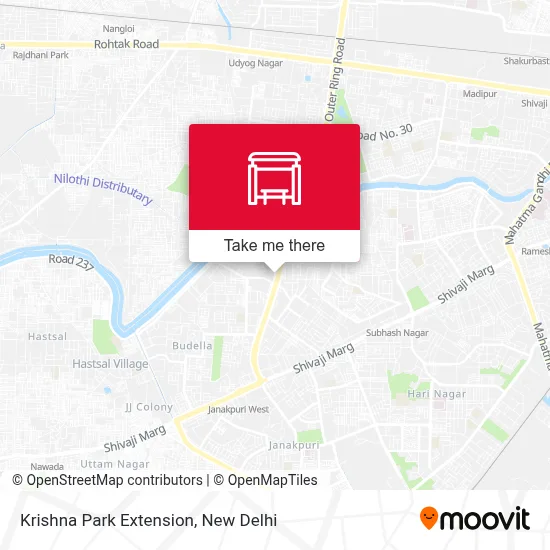 Krishna Park Extension map