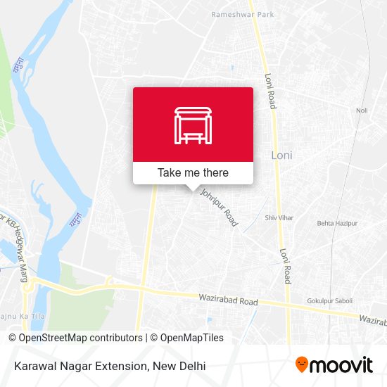 Karawal Nagar Extension map