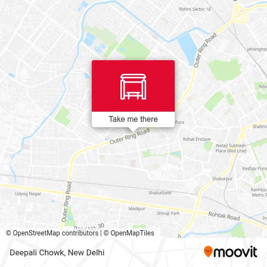Deepali Chowk map