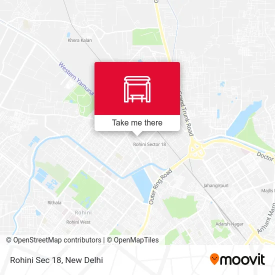 Rohini Sec 18 map