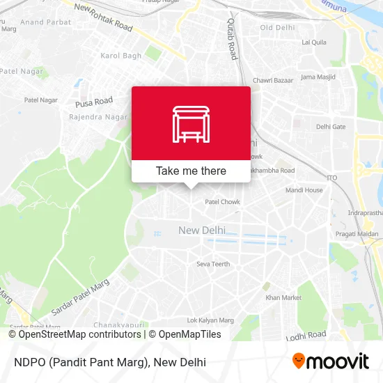 NDPO (Pandit Pant Marg) map