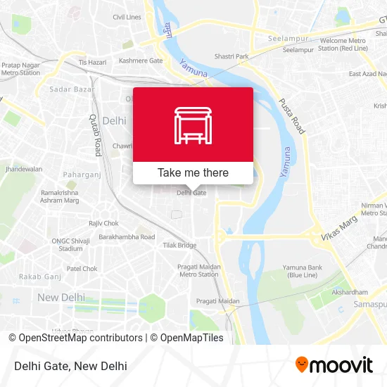 Delhi Gate map