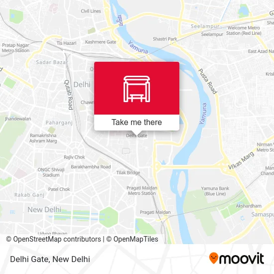 Delhi Gate map